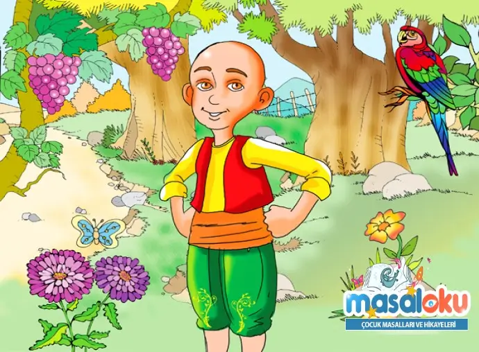 keloğlan ve kokulu çiçek