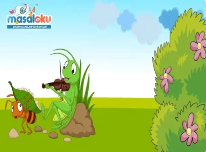 ağustos böceği ile karınca masalı