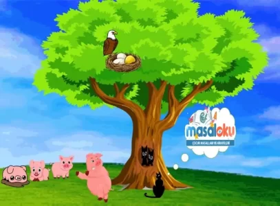 kartal domuz ve kedi masalı