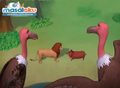 aslan ile domuz masalı