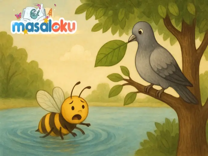 arı ile güvercin masalı