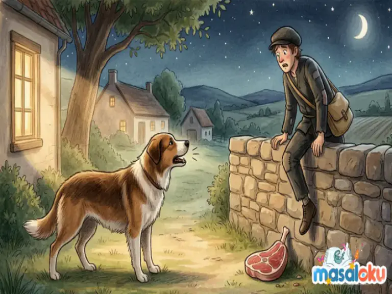 köpek ile hırsız masalı oku